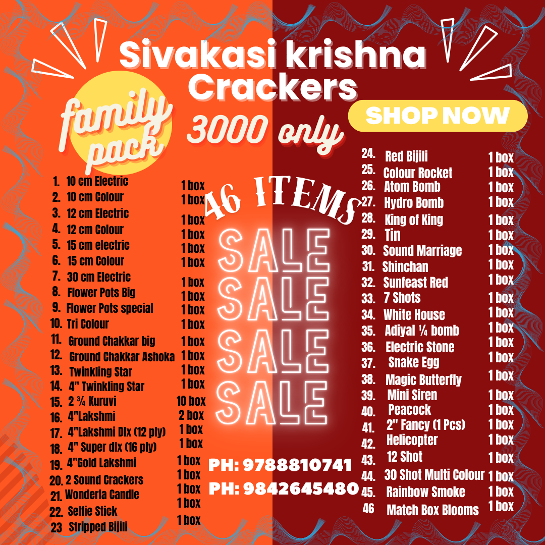 Online Crackers Price list 2025