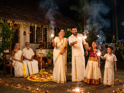 Vishu padakkam fireworks